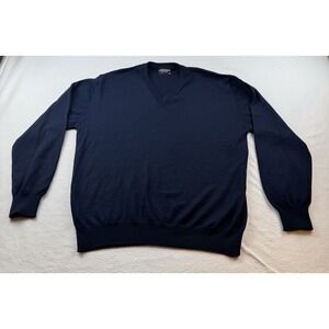 Gionfriddo Sweater Wool Blend V Neck Men's Size M